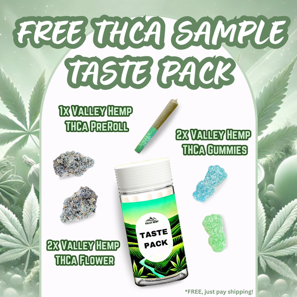 FREE THCA SAMPLE TASTE PACK